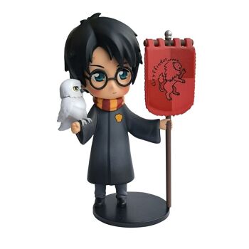 FIGURINE HARRY POTTER ET HEDWIG 15CM