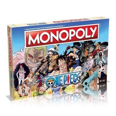 BOARD GAME IN SPANISH MONOPOLY ONE PIECE