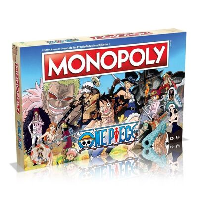 JUEGO DE MESA EN ESPAÑOL MONOPOLY ONE PIECE