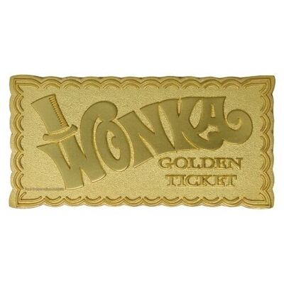 LIMITED EDITION WILLY WONKA GOLDEN TICKET