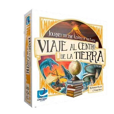 BOARD GAME IN SPANISH JOURNEY TO THE CENTER OF THE EARTH