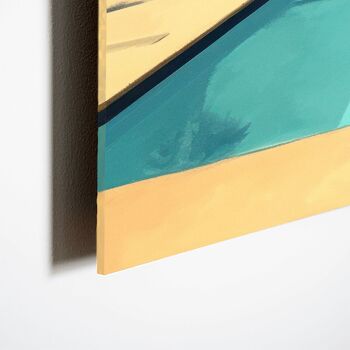 Tableau sur verre acrylique - Villa California 05 (27,94 x 35,56 cm) - Hartman AI 3