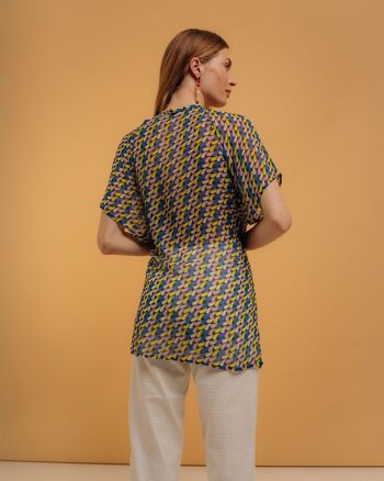 Blouse portefeuille avec doublure séparée 6