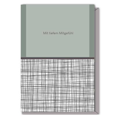 Think sympathy card with deep sympathy