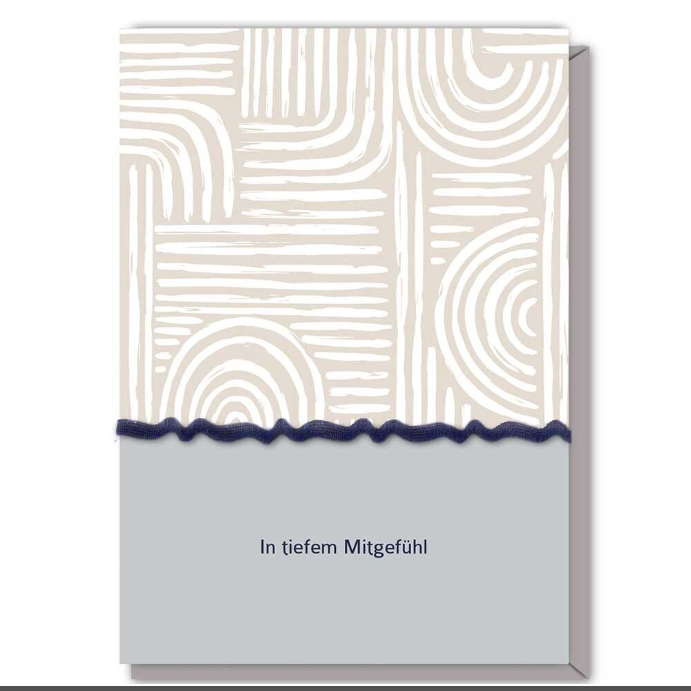 Think Trauerkarte In tiefem Mitgefühl