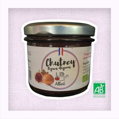 Organic fig & onion chutney