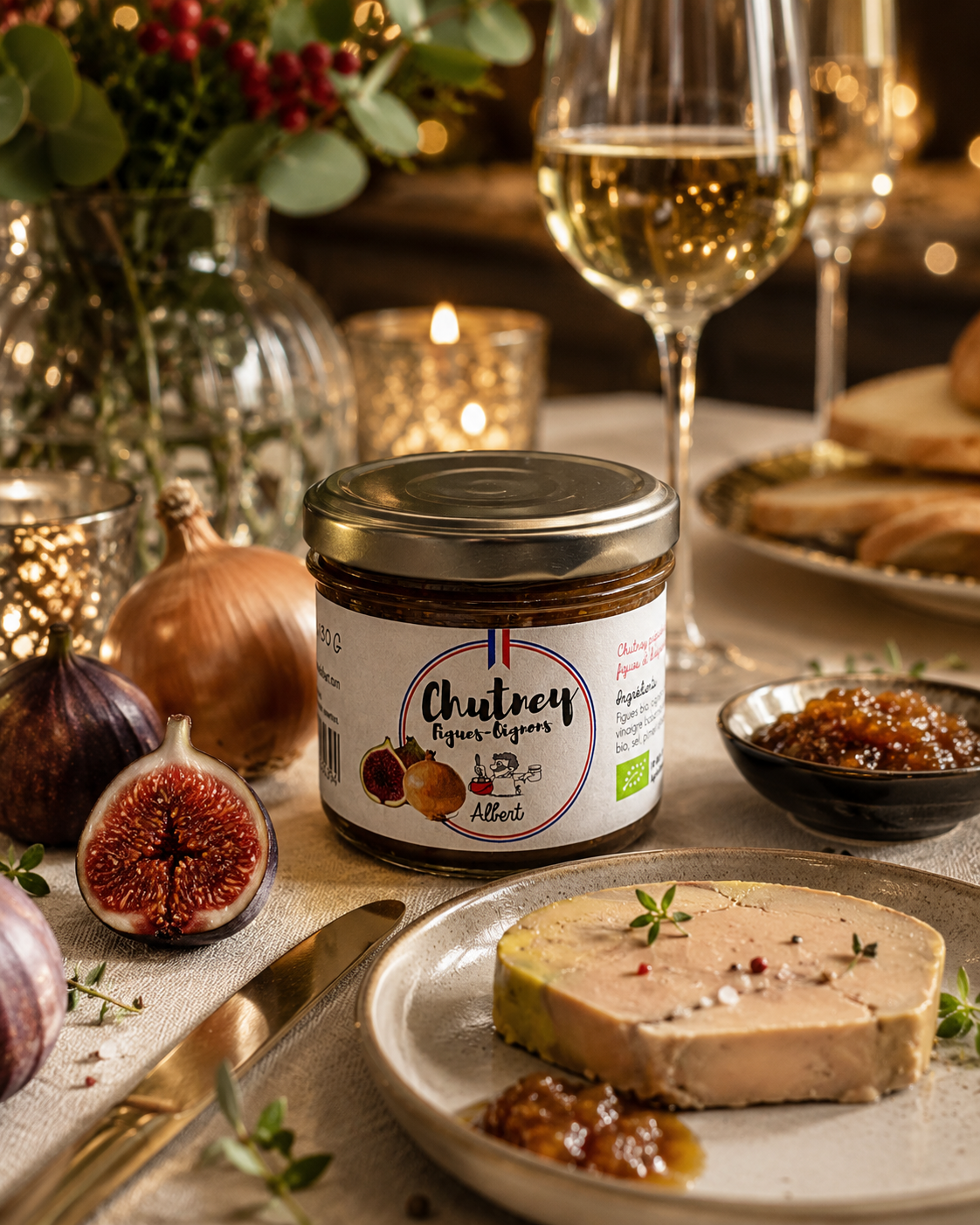 Chutney ecológico de higos y cebolla