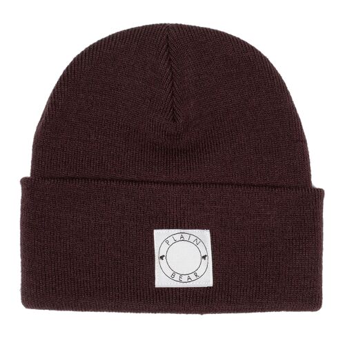 Plum Label Beanie