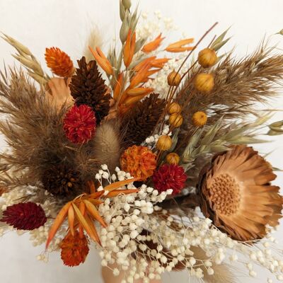 CINNAMON | The bouquet of dried flowers in warm and comforting shades!