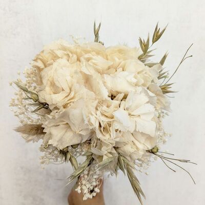 LINA | The bouquet of dried flowers in green, cream and natural tones