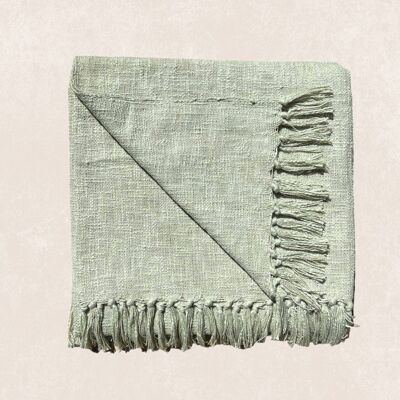 Grüne Throw Decke 160 x 220 cm | Mint