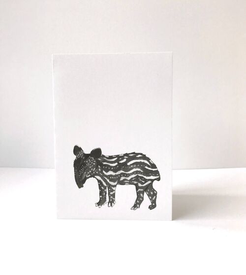Baby Tapir Greeting Card