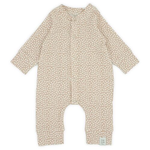 onesie | dotted | beige