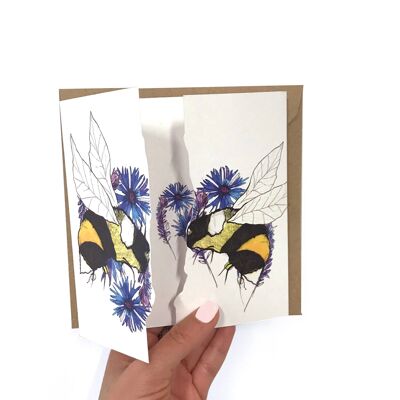 Bumble Bee Kiss Card