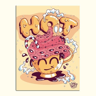 Hot Octopus Poster