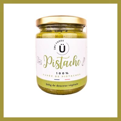 Purea di pistacchio 100%, consistenza setosa - 240g in vetro