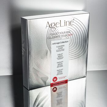 AgeLine® COLLECTION SET (4 produits : TONIQUE NETTOYANTE 100 ml, SÉRUM YEUX EYELIFT 30 ml, SÉRUM VISAGE LIFTING 50 ml, CRÈME VISAGE LIFTING 50 ml) 2
