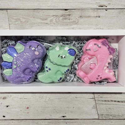 Coffret cadeau bombe de bain Cutie Dinosaur