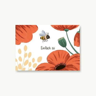 Mini card - small messages - just like that DIN A7