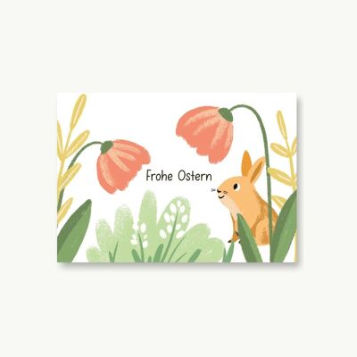 Mini tarjeta - Pequeños mensajes - Felices Pascuas DIN A7