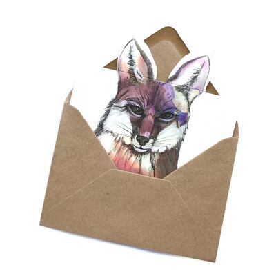 Carte Pop Up Fox