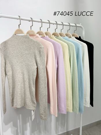 Pull simple côtelé - 73107 1