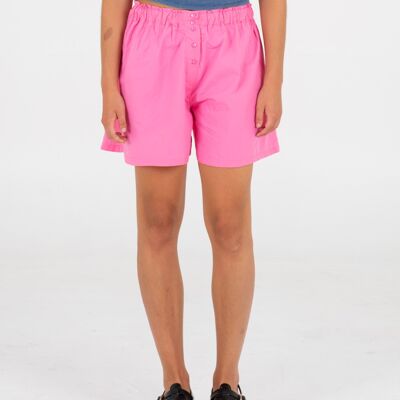 Pantaloncini rosa in cotone