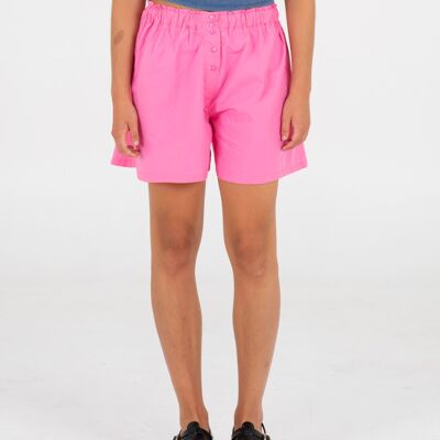 Shorts aus Baumwolle in Rosa