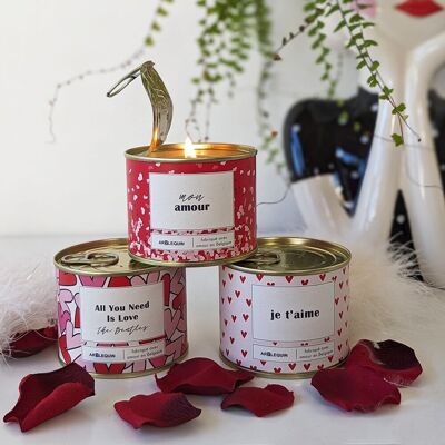 Pack of 30 special Valentine's Day candles + 3 free demo candles