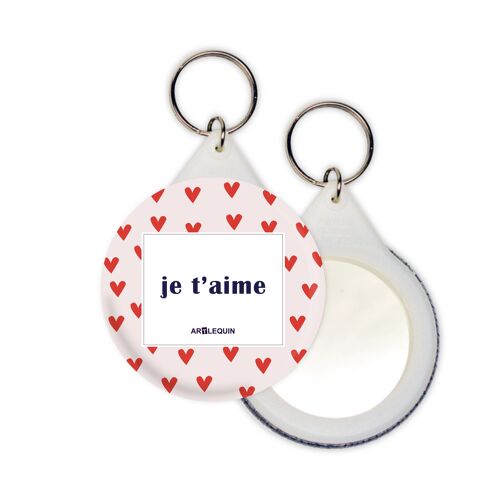 Porte-clés Saint-Valentin "je t'aime" (Aimé)