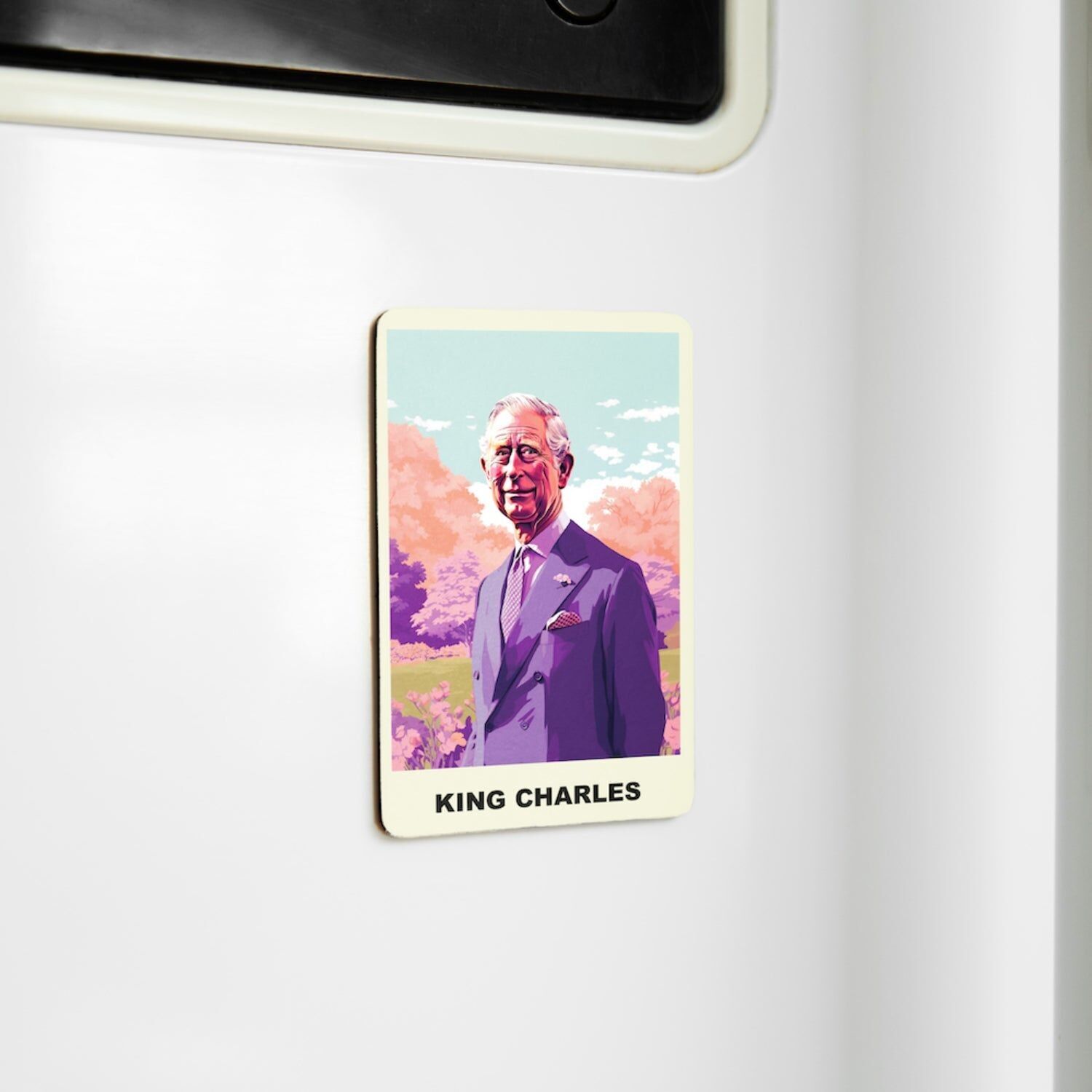 Bezaubernde Souvenir-Magnete – Feiern Sie England-Erinnerungen – König Charles