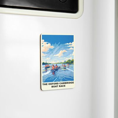 Charming Souvenir Magnets - Celebrate England Memories - The Oxford Cambridge Boat Race