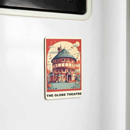 Charming Souvenir Magnets - Celebrate England Memories - The Globe Theatre