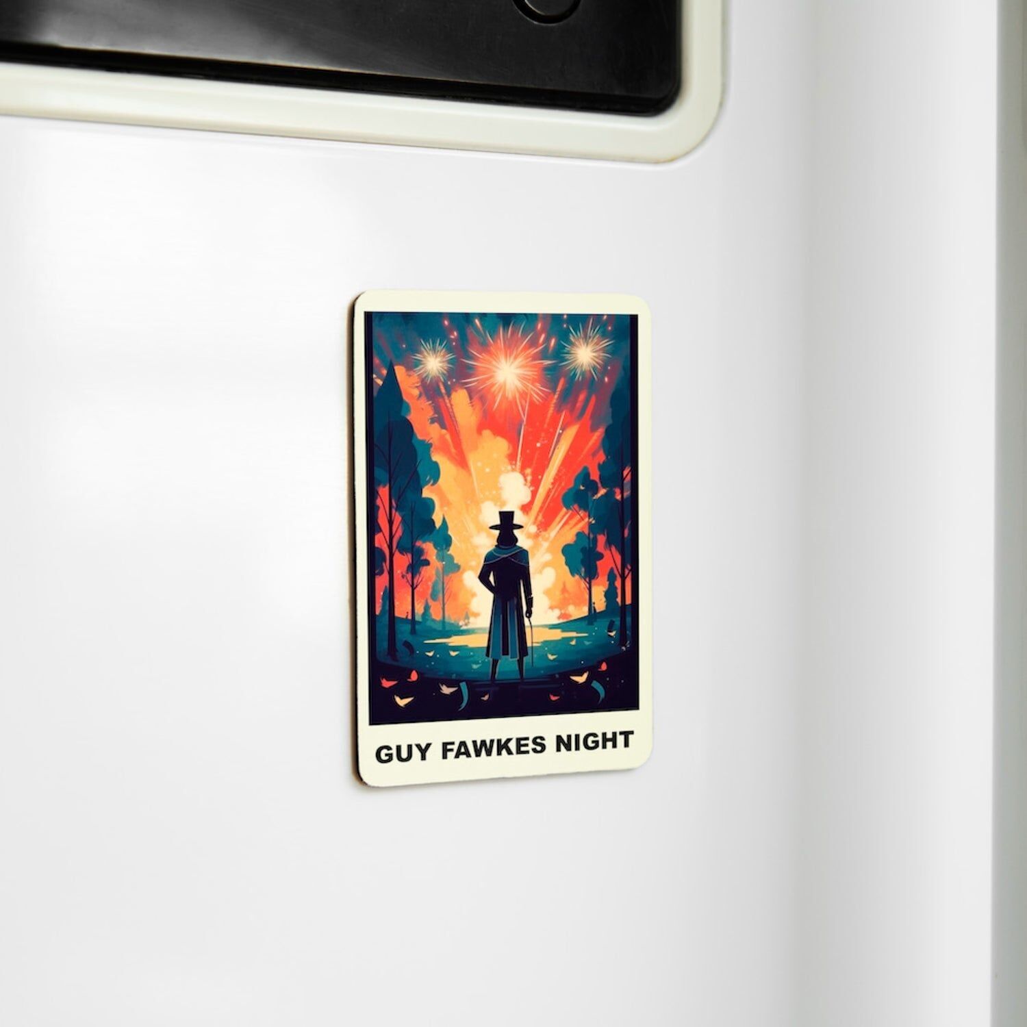 Encantadores imanes de recuerdo - Celebre los recuerdos de Inglaterra - La noche de Guy Fawkes