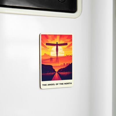 Charming Souvenir Magnets - Celebrate England Memories - The Angel of The North