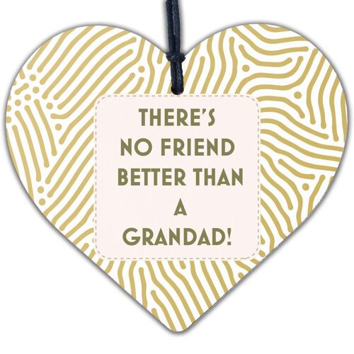 Grandad Birthday Gifts Heart Friendship Plaque Thank You Gift For Grandparents