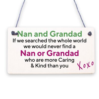 Regali per la nonna e il nonno, targa di Natale, regali per i nonni, ricordi
