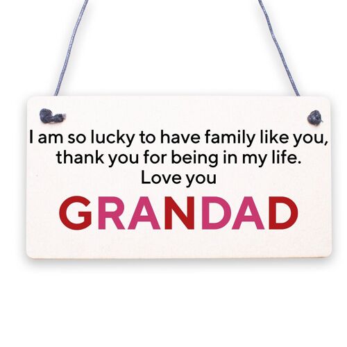 Gifts For Grandad Hanging Wall Plaque Gifts From Grandchildren Dad Grandpa Sign