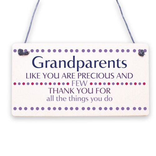 Handmade Plaque Grandparent Gifts For Grandma Grandpa Nan Grandad Birthday Xmas