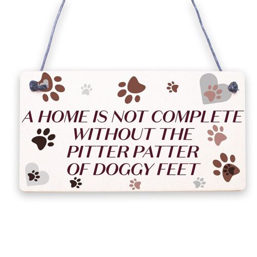 Funny Dog Hanging Plaque Dog House Decor Sign Dog Christmas Presents Friend Gift