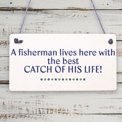 FUNNY FISHING FISHERMAN WOOD SIGN HUSBAND GRANDAD DAD SON BIRTHDAY MAN WIFE GIFTMöbel & Wohnen, Feste & Besondere Anlässe, Party- & Eventdekoration!
