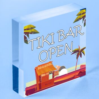 Tiki – panneau ouvert de Bar, nouveauté, panneau suspendu pour la maison, le jardin, le Bar à Cocktail, sac non inclus 4