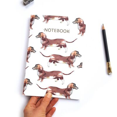 Sausage Dog A5 Notebook