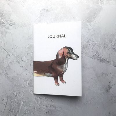 Long Sausage Dog A5 Notebook