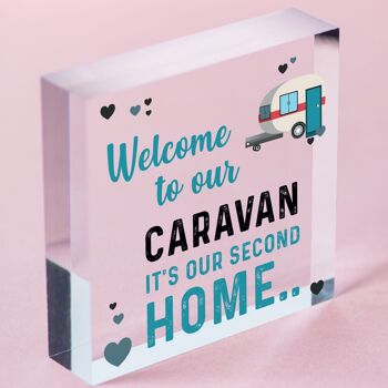 Panneau de bienvenue pour caravane, cadeaux de caravane, accessoires de caravane, Plaque de porte de décoration intérieure, sac non inclus 3