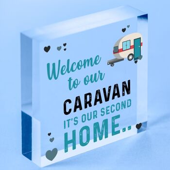 Panneau de bienvenue pour caravane, cadeaux de caravane, accessoires de caravane, Plaque de porte de décoration intérieure, sac non inclus 4