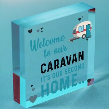 Panneau de bienvenue pour caravane, cadeaux de caravane, accessoires de caravane, Plaque de porte de décoration intérieure, sac non inclus 5