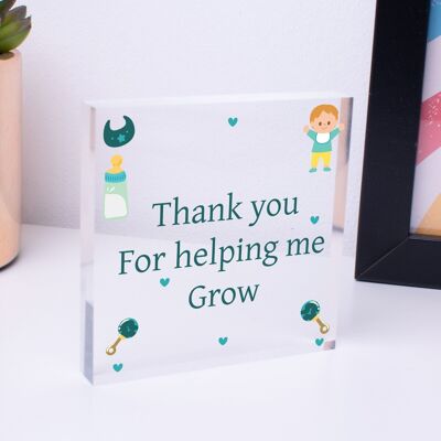 Teacher Teaching Assistant Thank You Gift Wooden Heart Gift Tutor Mentor Nursery - Bag Not Included