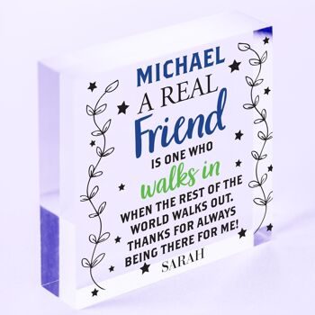 Cadeau d'amitié personnalisé pour sa meilleure amie, je pense à votre ami - Sac non inclus 8