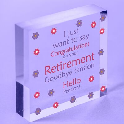 Novità regalo di pensionamento per lui, il suo collega, buona fortuna, regalo di partenza, borsa non inclusa.